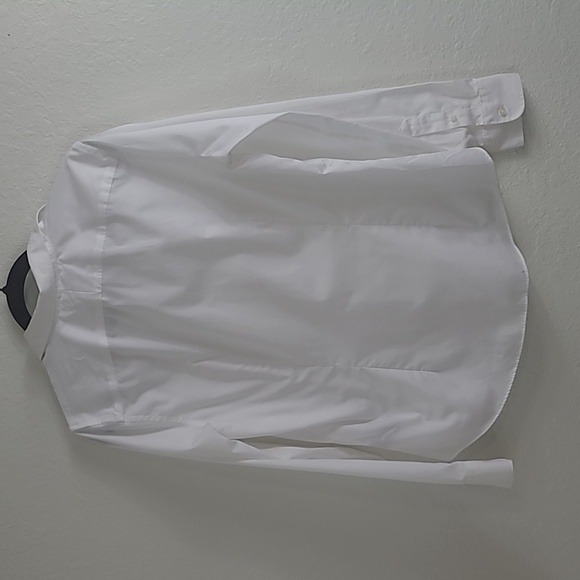 Lauren Ralph Lauren Non Iron Clasdic Whiye Shirt Size Large - Picture 8 of 8